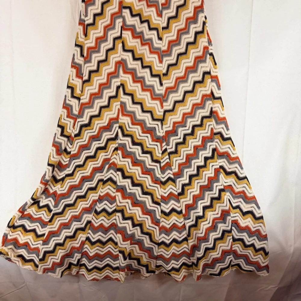 MYSTREE Women’s Size M Dress Maxi Length Crochet Bodycon Tank Style Lined